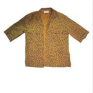 Leopard print button up Shirt